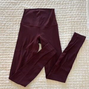 Lululemon Maroon Leggings